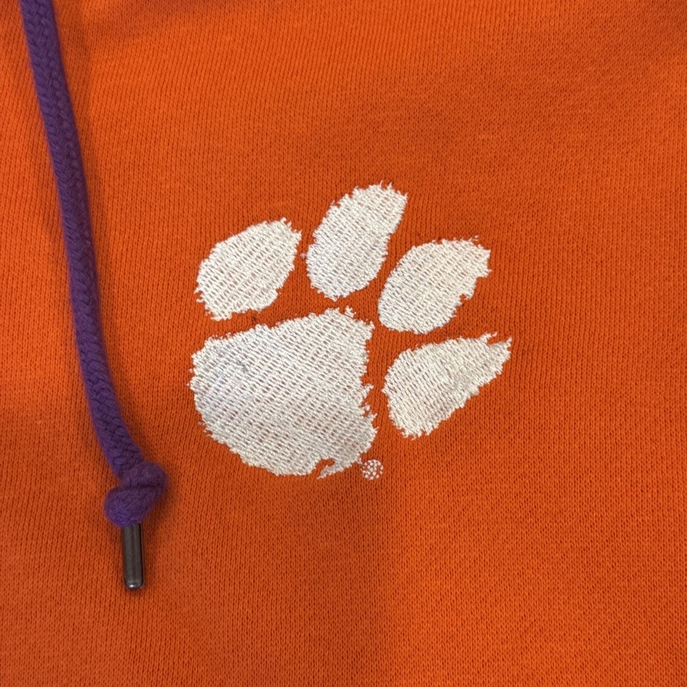 Clemson Tigers Top of the World Long Sleeve Full Zip Hooded Jacket Size XL #769 - Picture 2 of 8